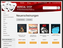 Tablet Screenshot of musical-shop.de